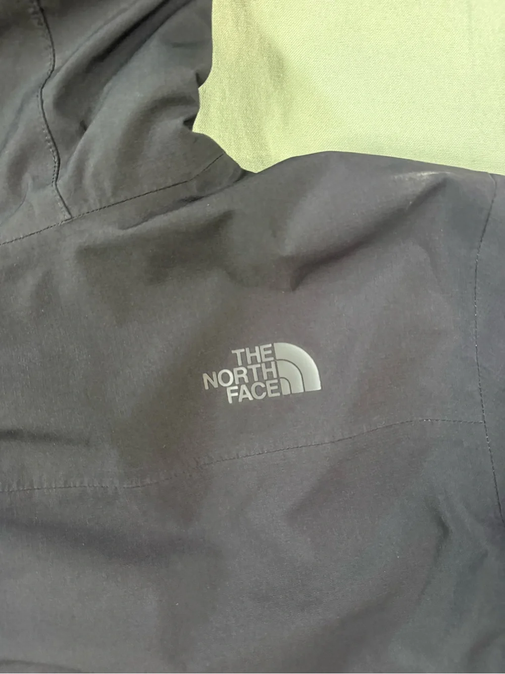 Men's The North Face Soft Shell Full Zip Fleece Lined Jacket Black L